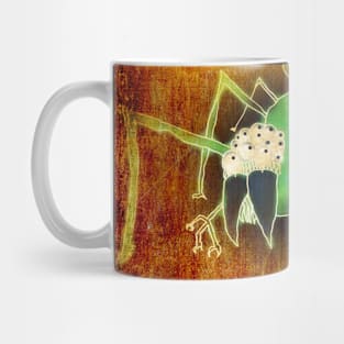 EEKBUG SPIDER - illustration of an alien eek bug spider Mug